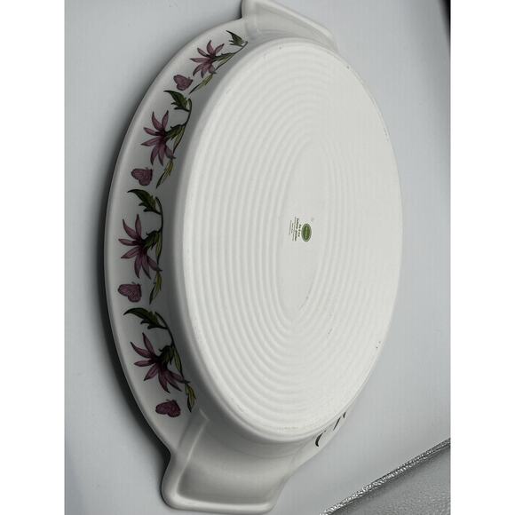 Portmeirion Botanic Garden large Rhododendron oval serving gratin dish - Picture 9 of 9